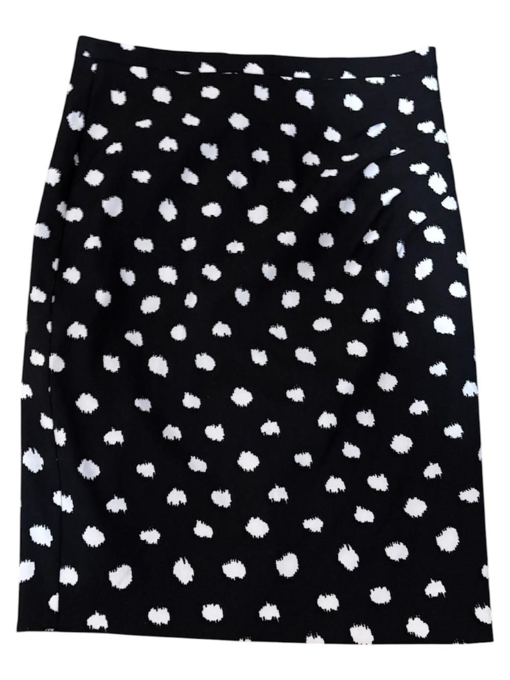 πΉπΉBlack & White Polka Dot Pencil Skirt